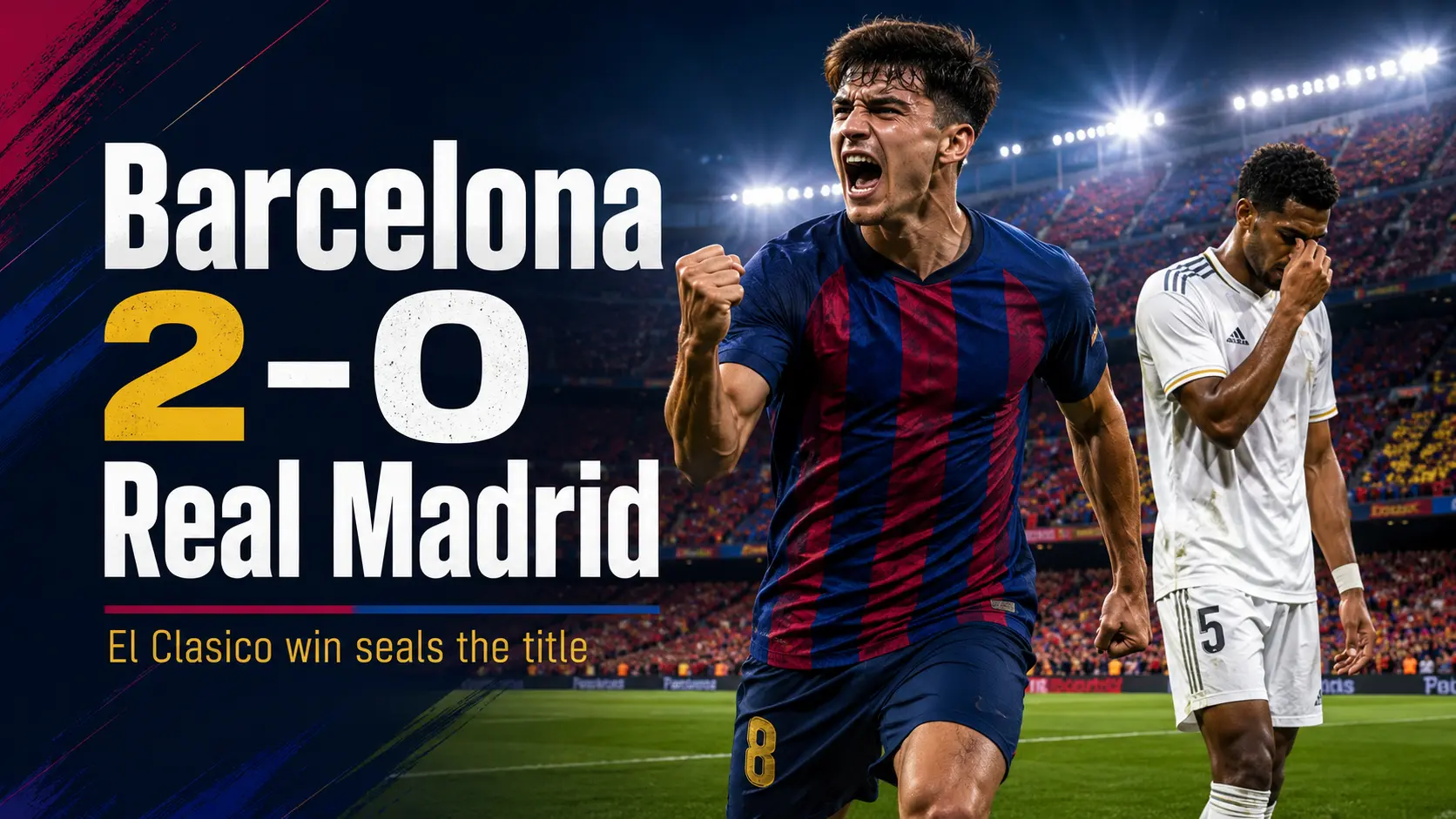 Barcelona Beat Real Madrid 2-0