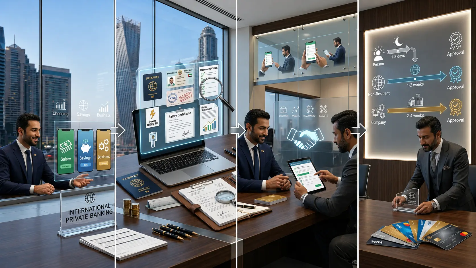 المستندات المطلوبة لفتح حساب بنكي في دبي للمقيمين