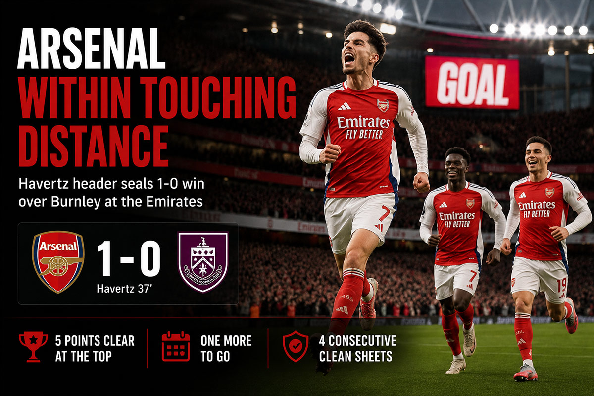 Arsenal Move Closer to Premier League