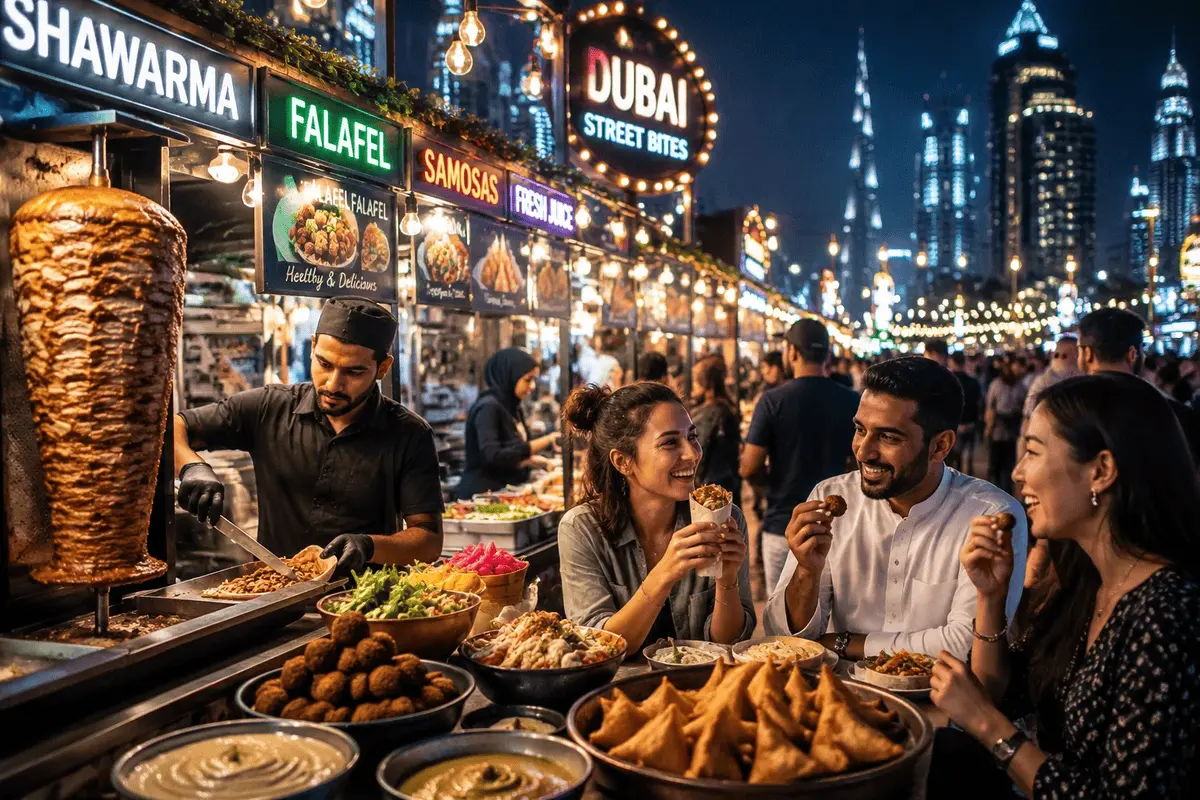 شاورما دجاج إماراتية شهية 
