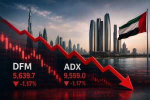تراجع أسواق دبي وأبوظبي في بداية التداولات وسط توترات إقليمية