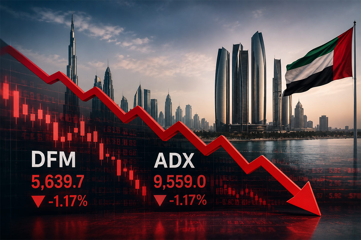 Dubai and Abu Dhabi Stock Markets Open Lower Amid Regional Tensions