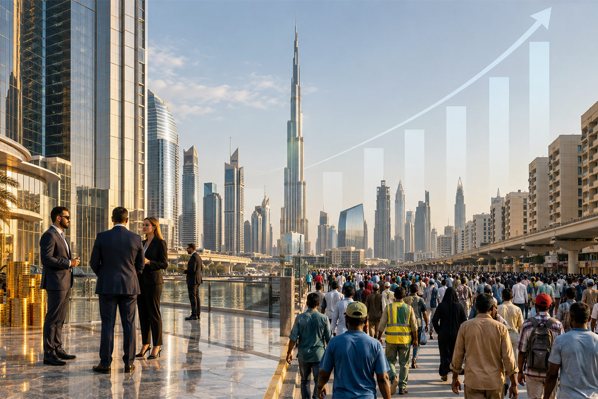 Dubai population growth