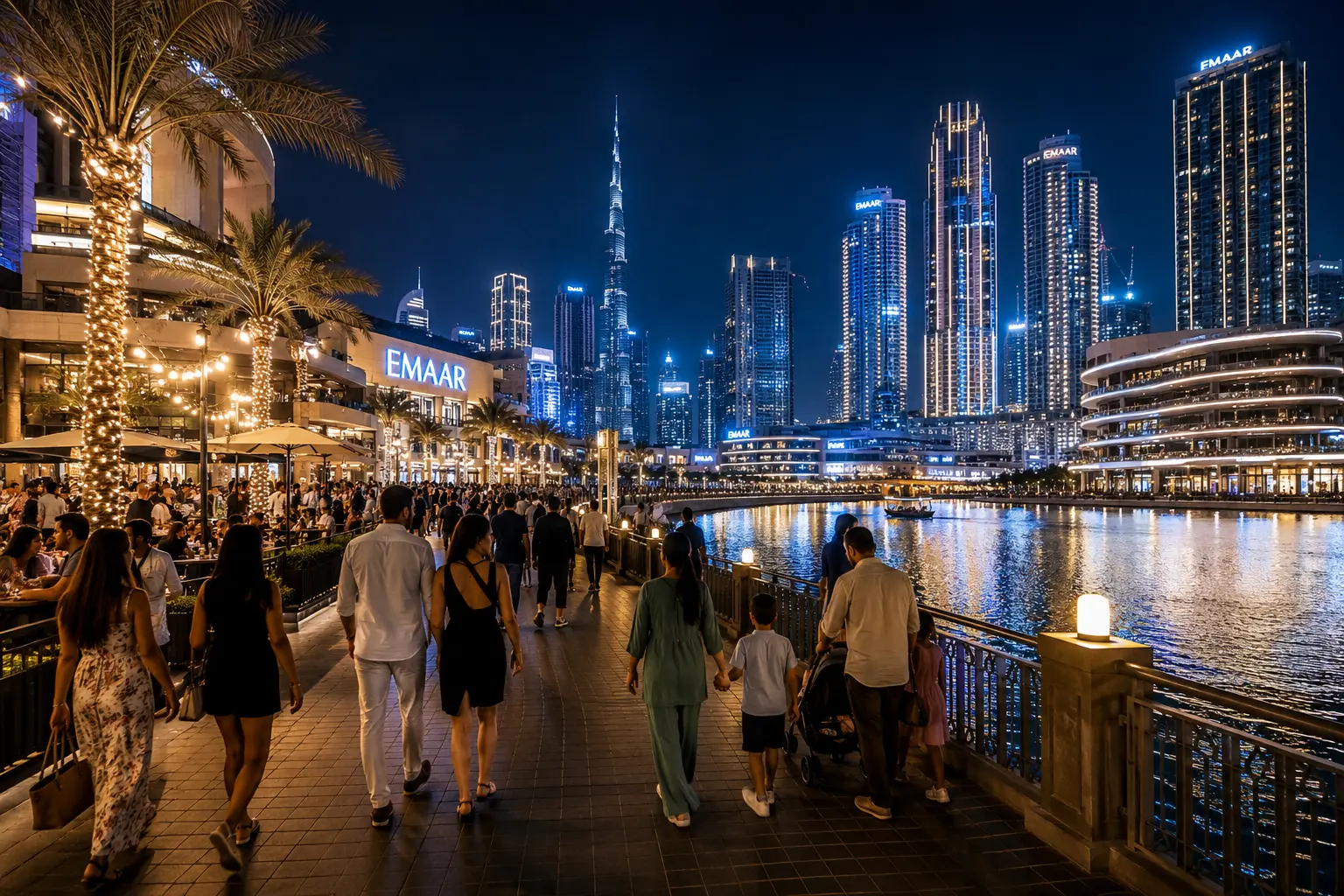 أشياء يمكن القيام بها في دبي ليلًا عندما يكون الجو حارًا خلال النهار