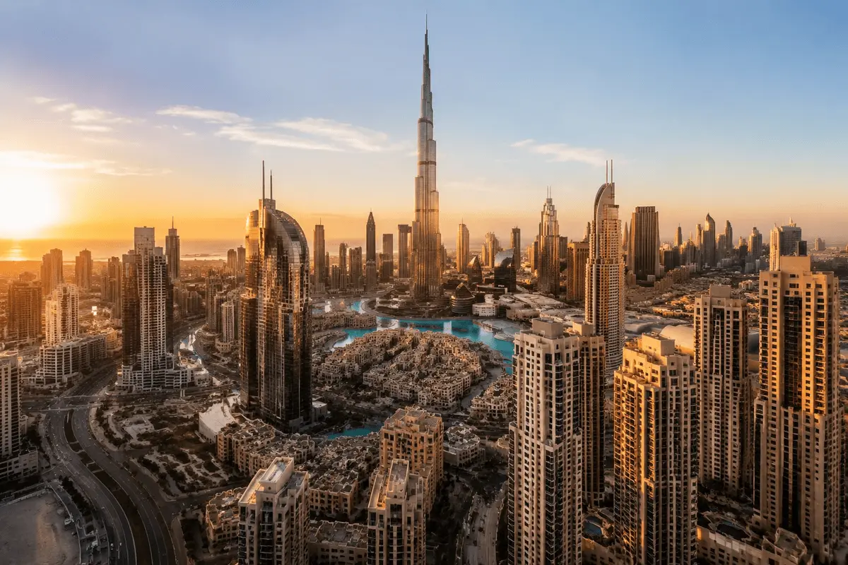 Dubai skyline real estate 