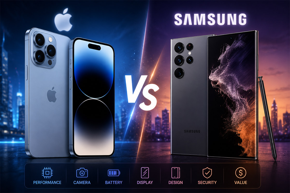 iPhone vs Samsung: Which One Is Better in 2026? Complete Comparison Guide