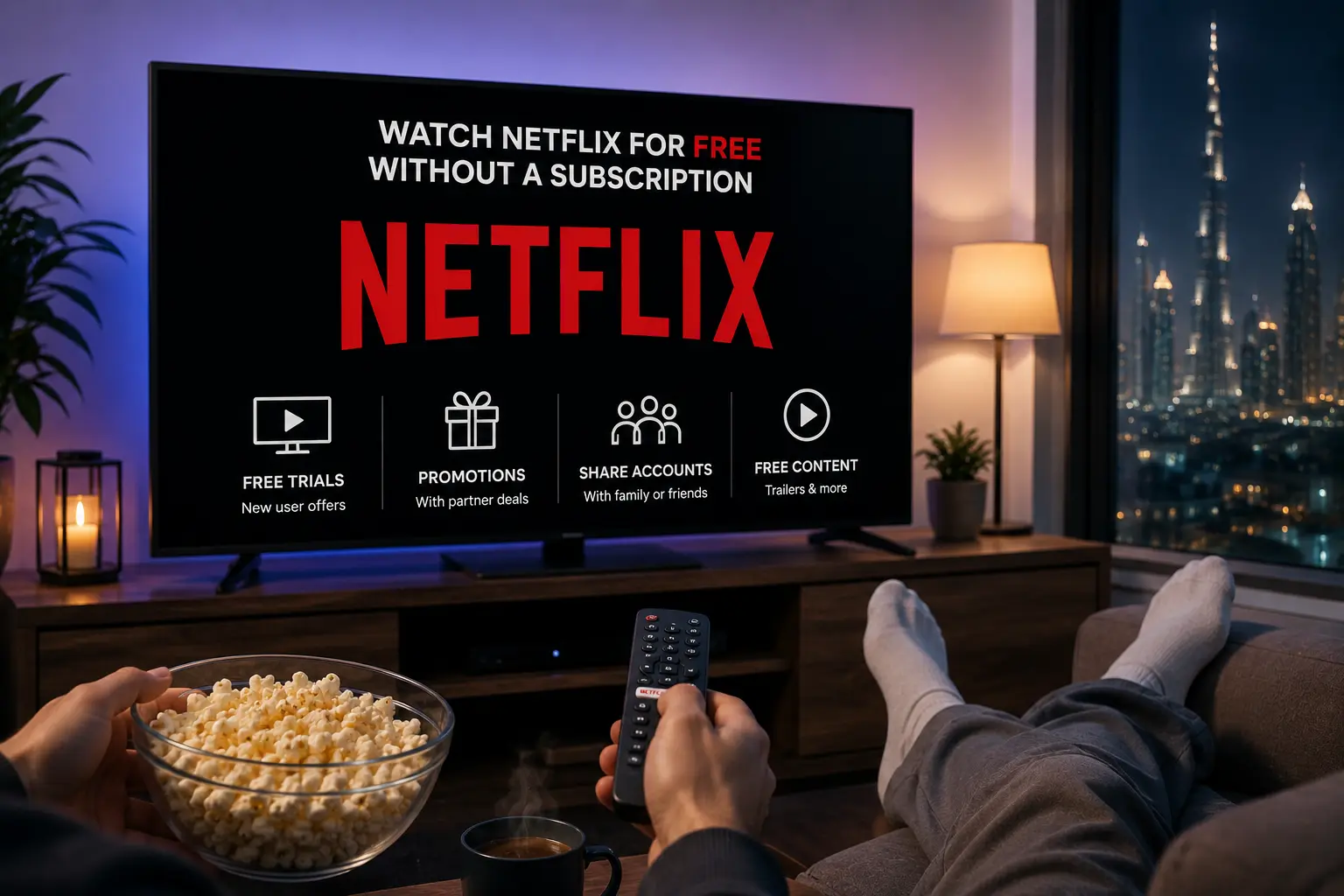 watch netflix for free