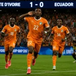 ساحل العاج تهزم الإكوادور 1-0 بهدف متأخر من أماد ديالو