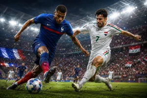 France Beat Iraq 3-0 After Storm Delay in World Cup Clash