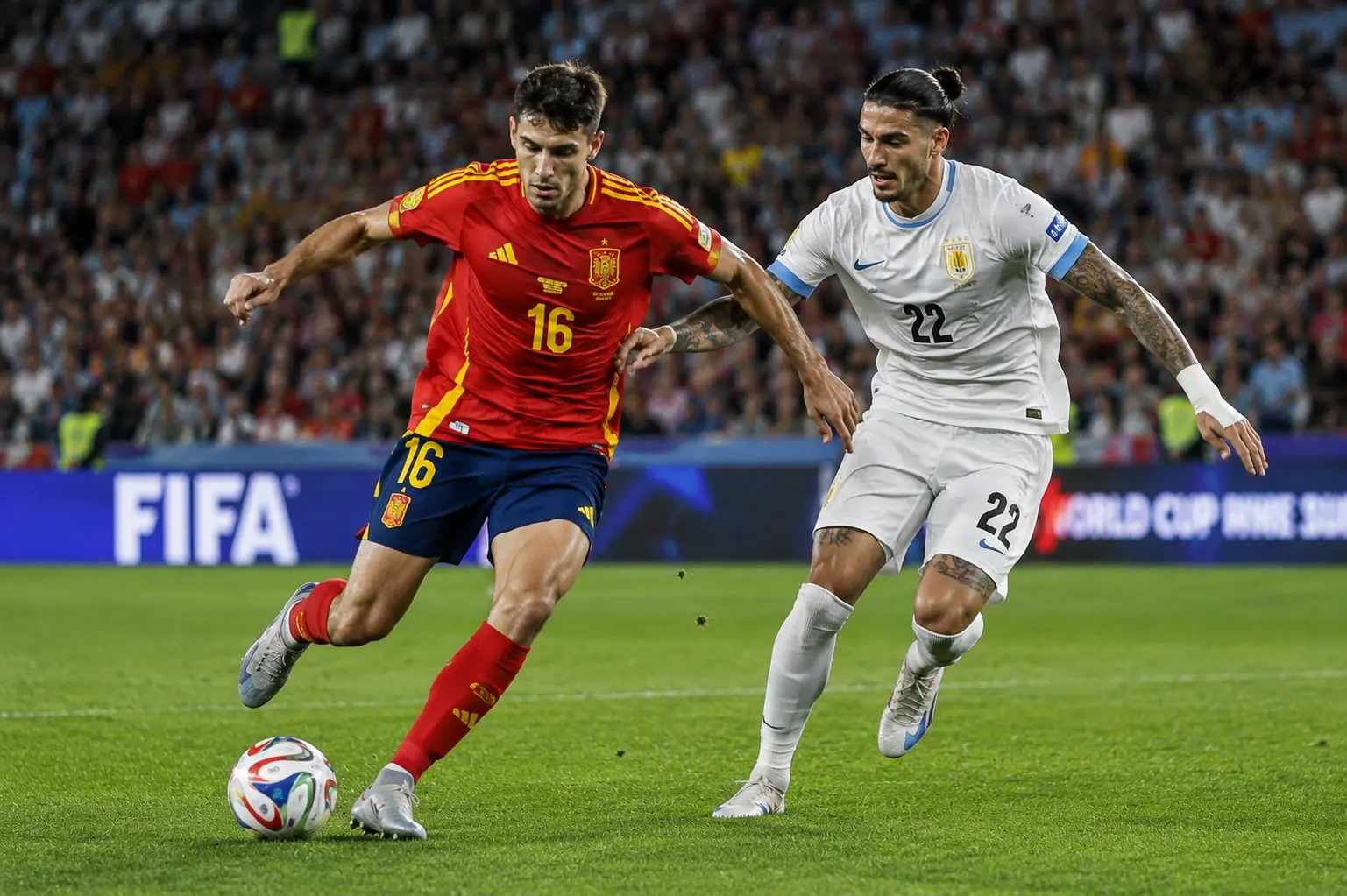 Spain Edge Uruguay 1-0 to Top Group H as Uruguay Crash Out