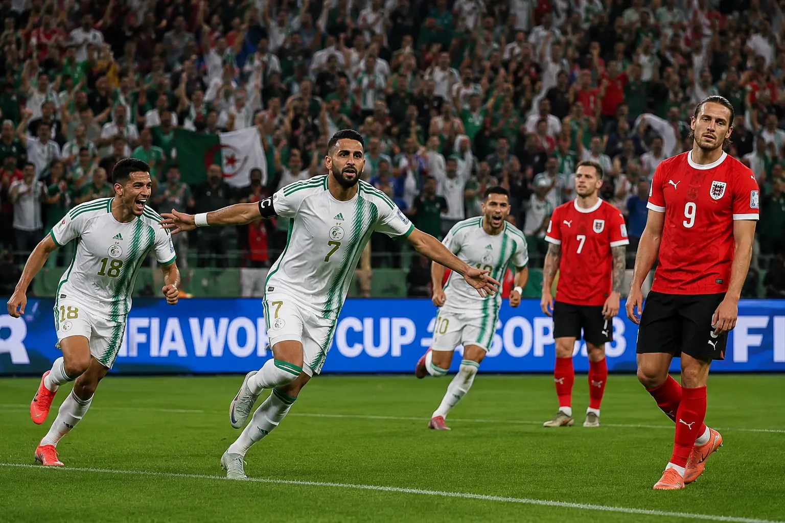 Algeria and Austria Advance After Dramatic 3-3 World Cup Draw