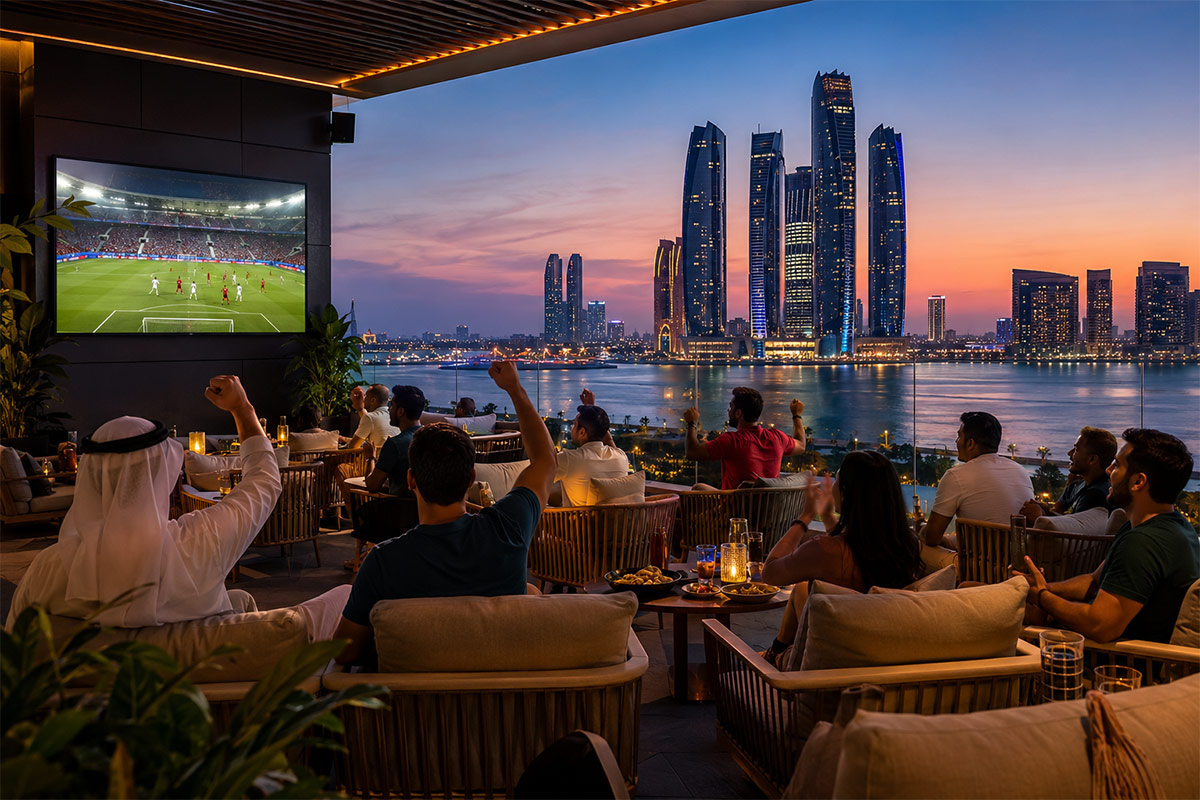 أين تشاهد كأس العالم في أبوظبي