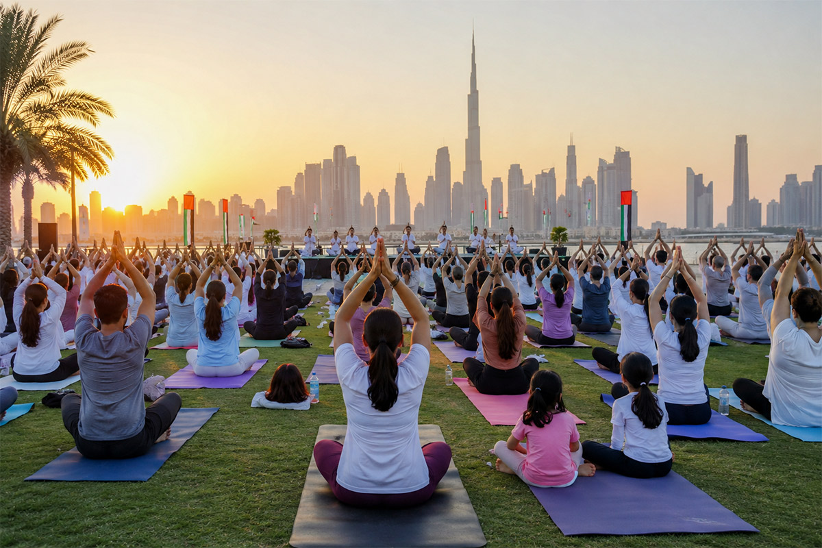 International Yoga Day 2026: 1,600 Residents Join Session at Dubai Police Officers’ Club