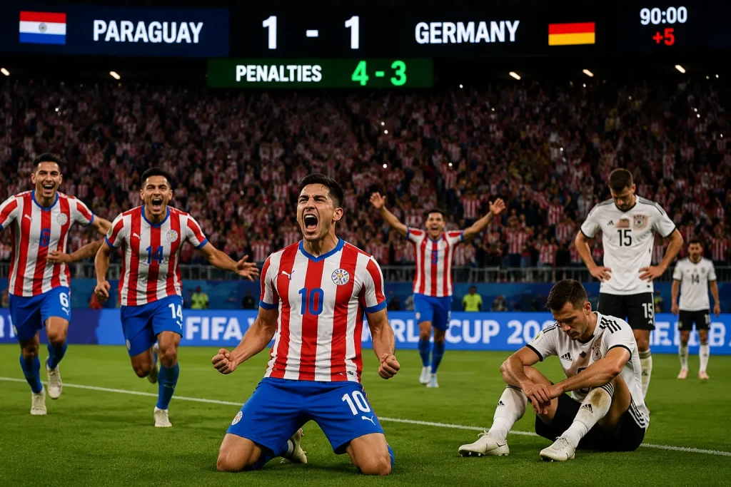 Paraguay Shock Germany on Penalties After 1-1 Draw