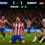Paraguay Shock Germany on Penalties After 1-1 Draw