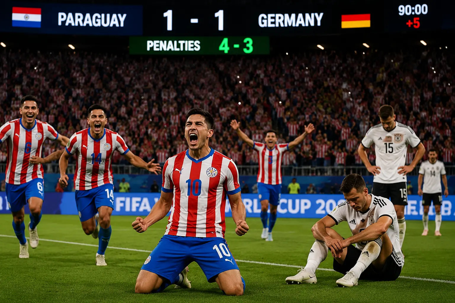 Paraguay Shock Germany on Penalties After 1-1 Draw