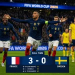 France Cruise Past Sweden 3-0 to Reach the Round of 16