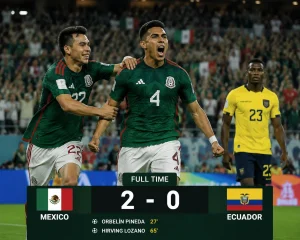 Mexico Beat Ecuador 2-0 to Reach Round of 16