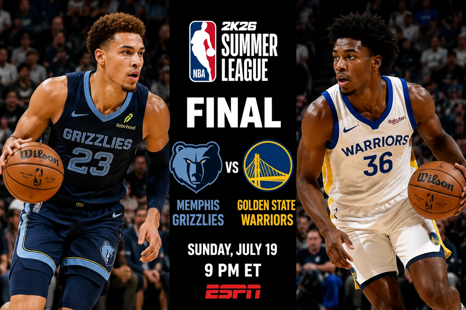 Memphis and Golden State Set for NBA Summer League