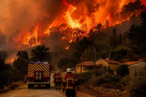 Thousands Shelter as France and Spain Wildfires Force Mass Evacuations