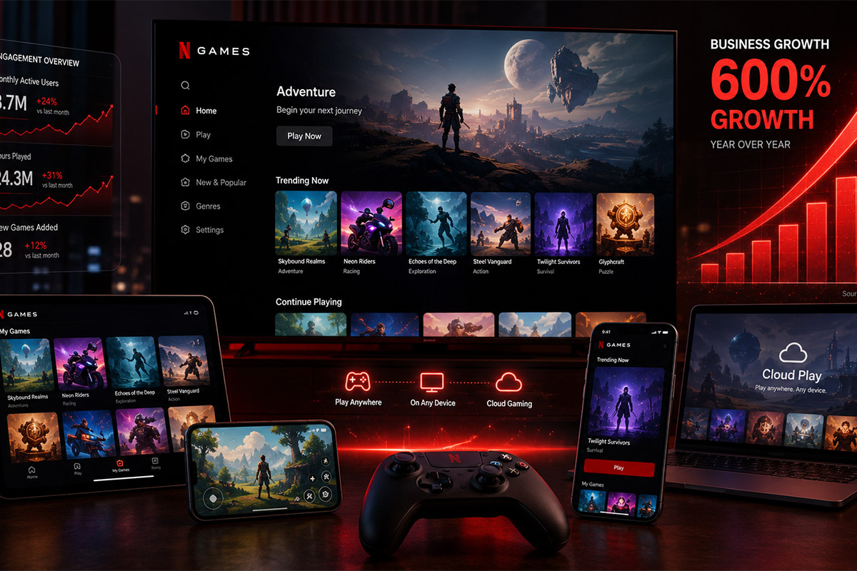 netflix games business