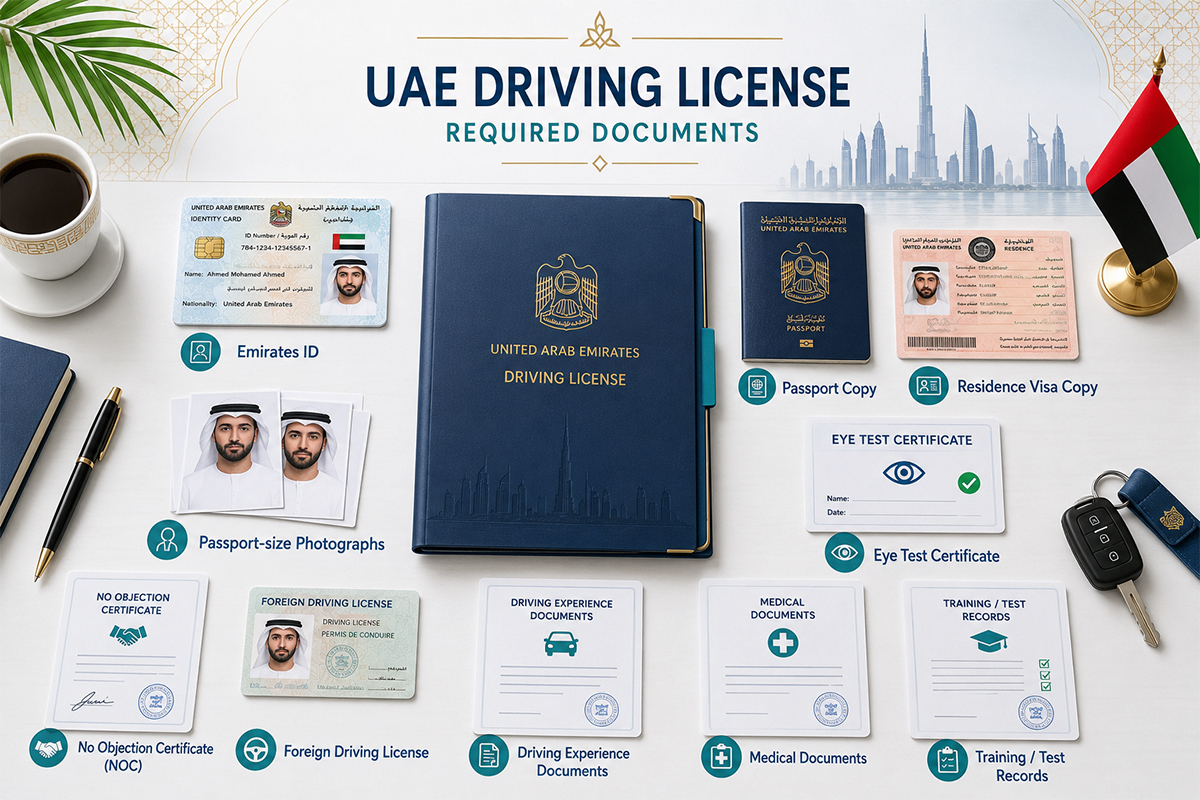 driving license uae
