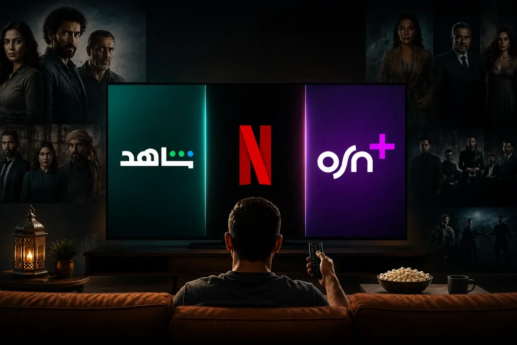 Where to Watch Arabic Series Online: Shahid vs Netflix vs OSN+ Compared
