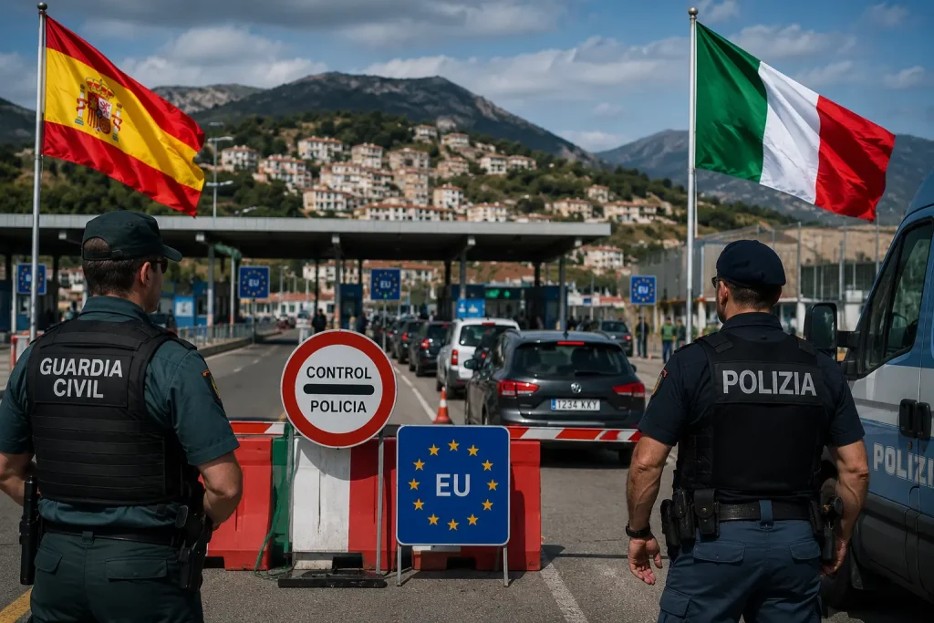 Spain and Italy Clash Over New Border Controls