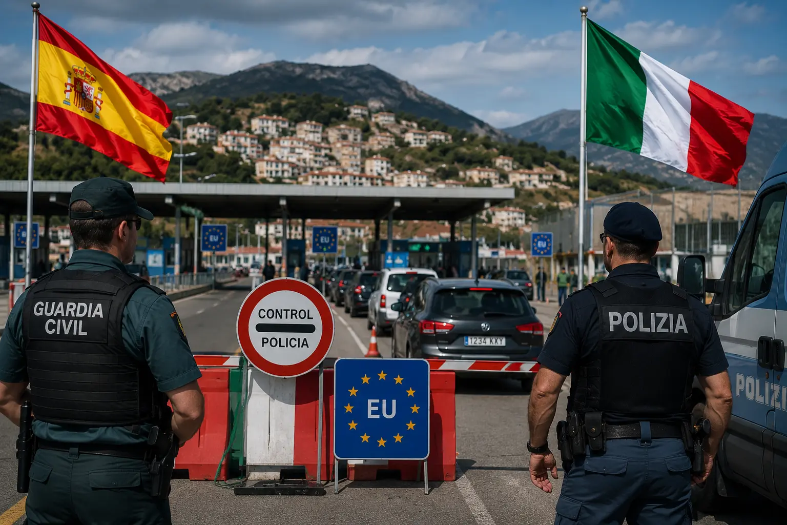 Spain and Italy Clash Over New Border Controls