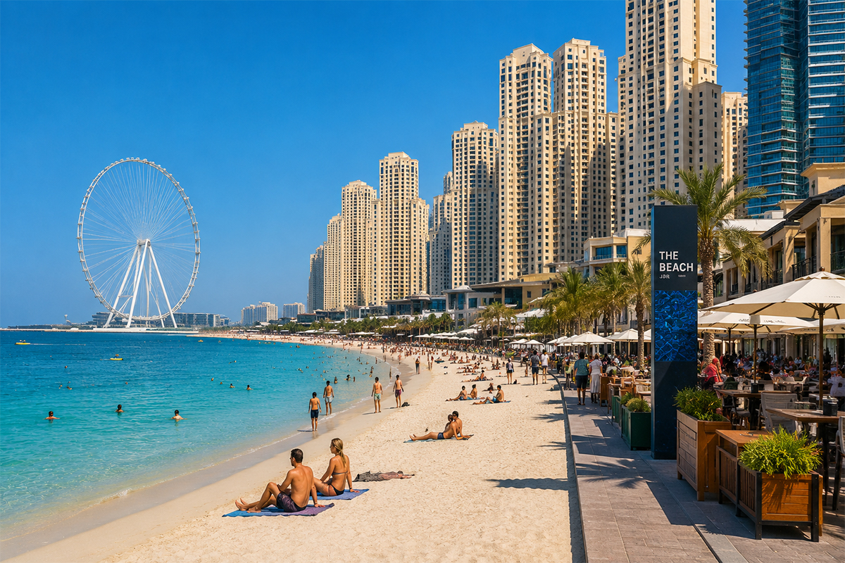 the beach JBR