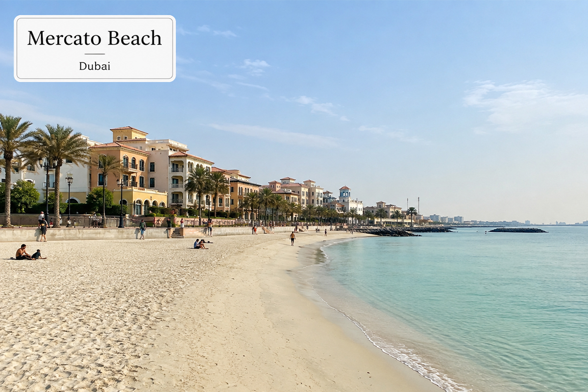 mercato beach in duabi