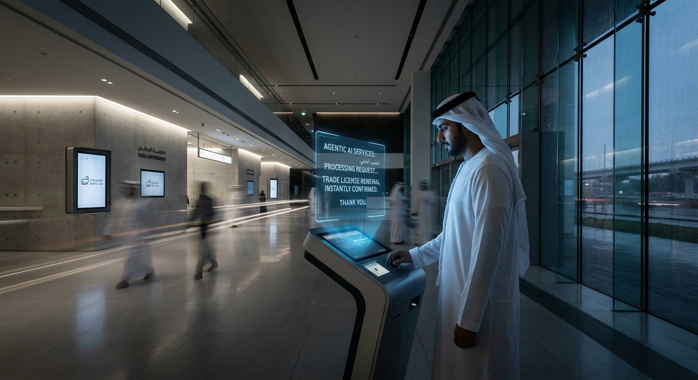 الذكاء الاصطناعي الوكيل في الخدمات الحكومية الإماراتية