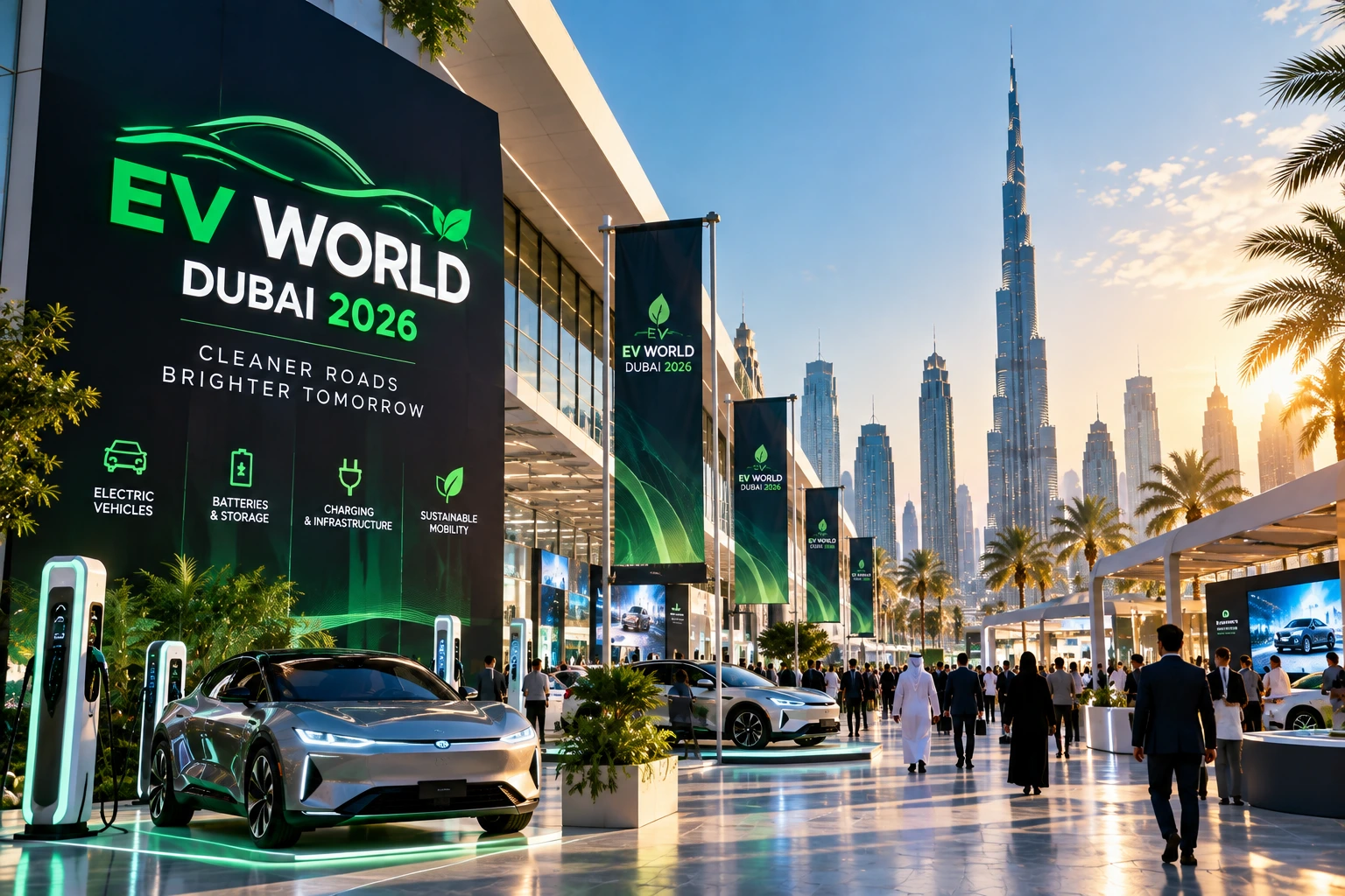 معرض السيارات الكهربائية دبي 2026